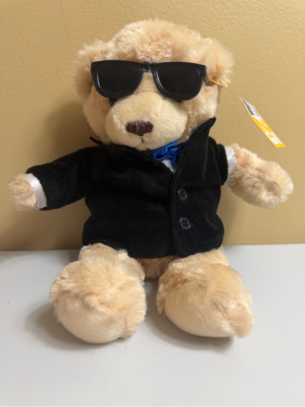 NWT Vintage Blockbuster Video 25th Anniversary Movie Star Teddy Bear Plush Goffa